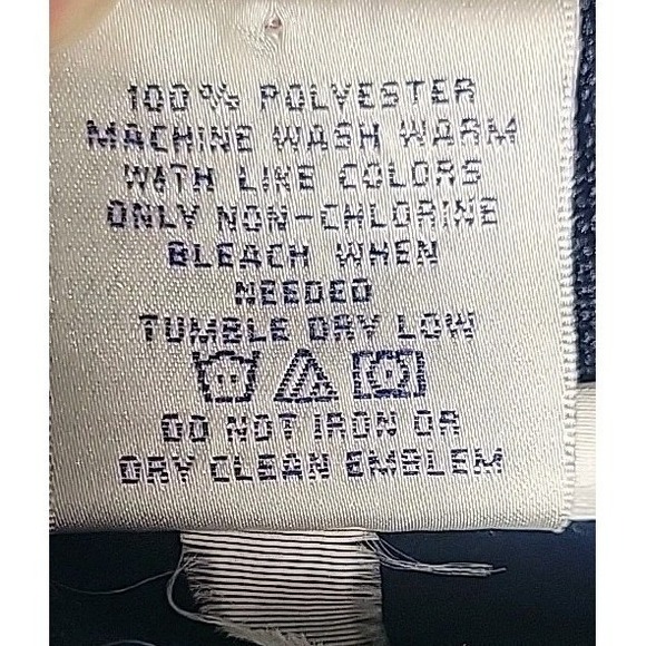 Vtg Russell Athletic Penn State Satin Track Jacket SZ L Blue White Nittany Lions - Picture 7 of 8